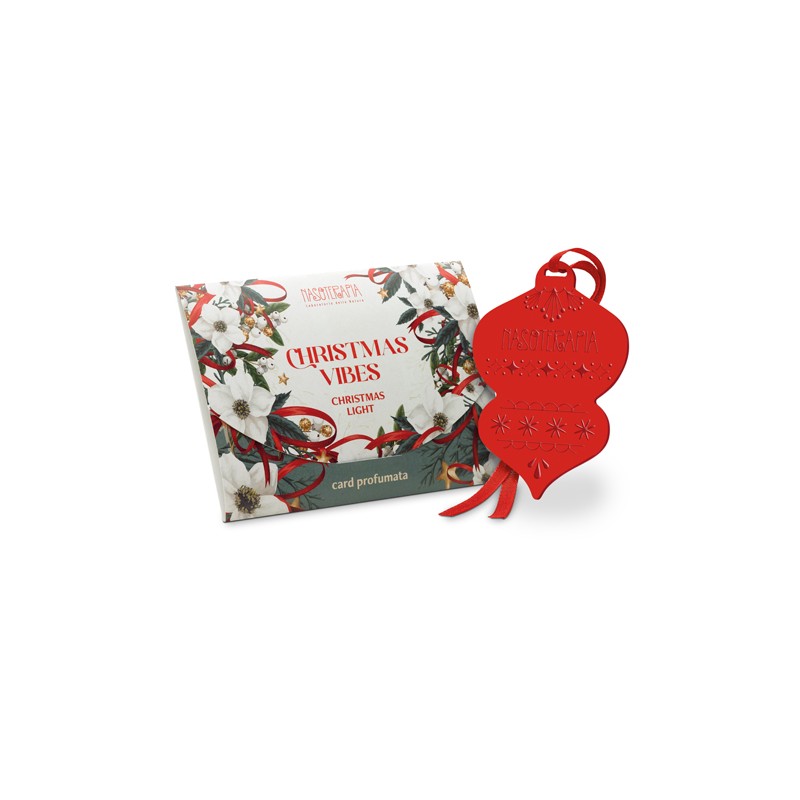 Nasoterapia Card Profumate Lavanda e Iris Christmas Light 10 Pz