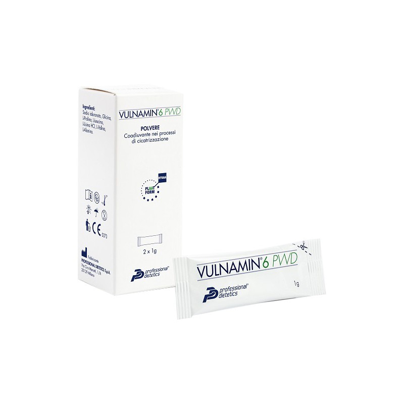 Vulnamin 6 Pwd Polvere per Ulcere Cutanee 2 Stick Vulnamin 6 Pwd Polvere per Ulcere Cutanee 2 Stick