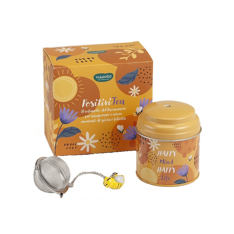 Neavita Cofanetto Tisana Bee Positive + Filtro Ape Acciaio Neavita Cofanetto Tisana Bee Positive + Filtro Ape Acciaio
