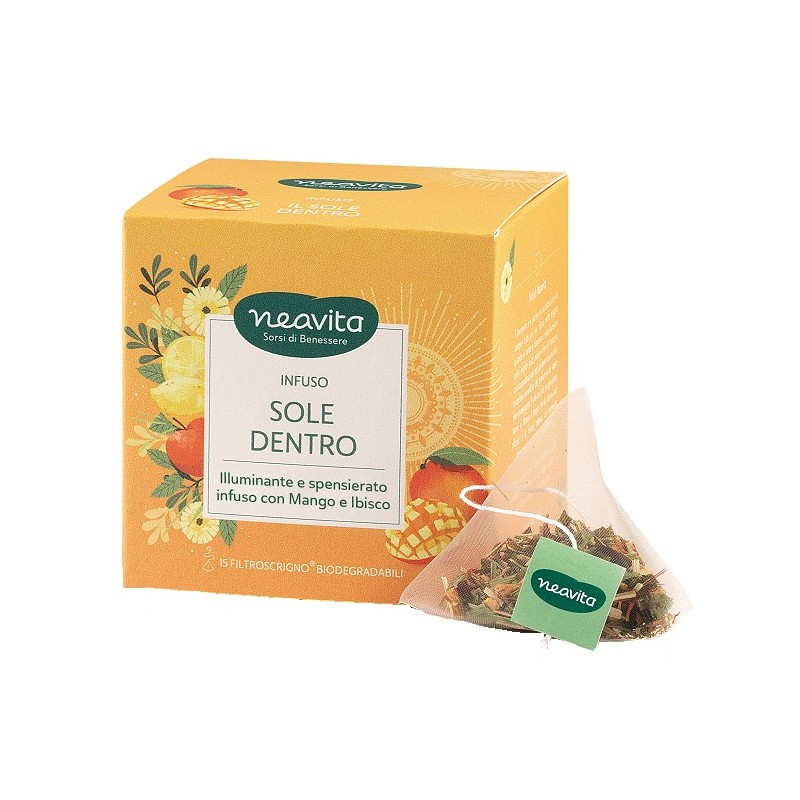 Neavita Infuso Sole Dentro Mango e Ibisco 15 Filtroscrigno Neavita Infuso Sole Dentro Mango e Ibisco 15 Filtroscrigno