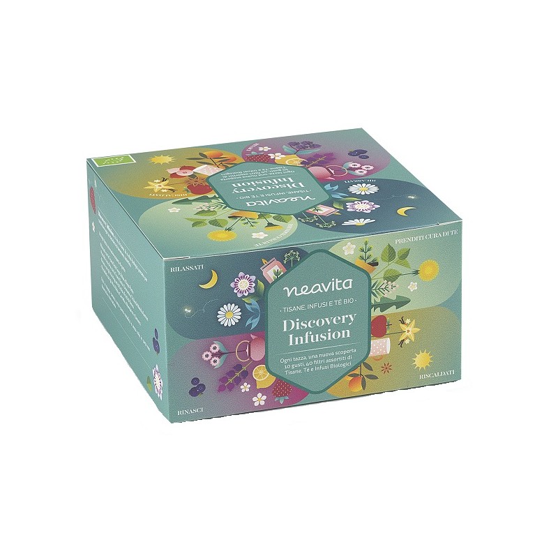 Neavita Discovery Infusion Selezione 10 Tisane Bio 40 Filtri Neavita Discovery Infusion Selezione 10 Tisane Bio 40 Filtri