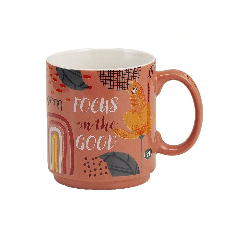 Neavita Mug Positivitea Arancione per Tisane 350 ml Neavita Mug Positivitea Arancione per Tisane 350 ml