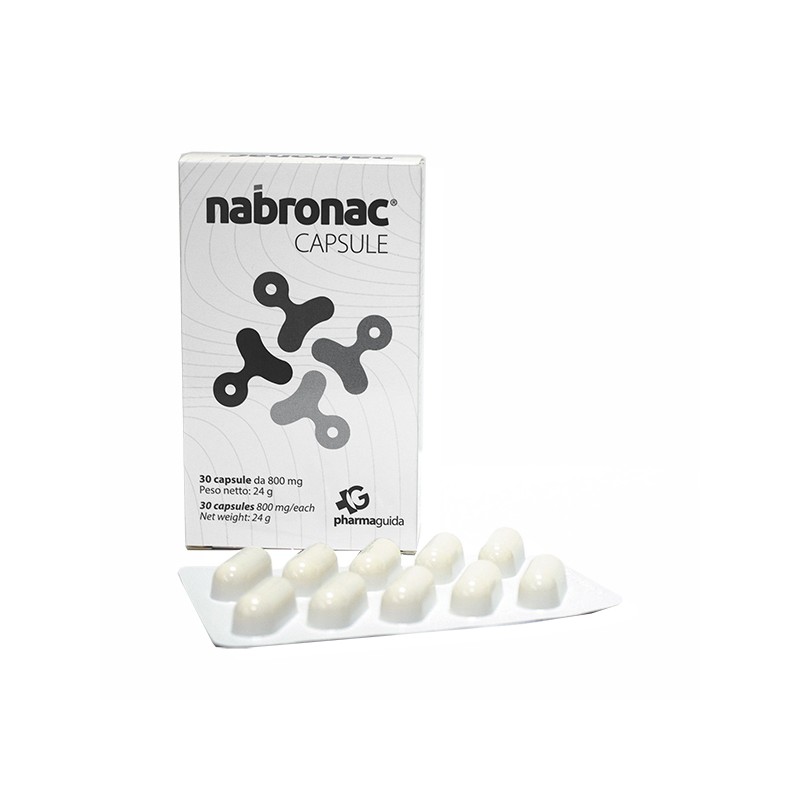 Nabronac Bromelina NAC Nattochinasi Curcuma Integratore 30 Capsule Nabronac Bromelina NAC Nattochinasi Curcuma Integratore 30 Capsule
