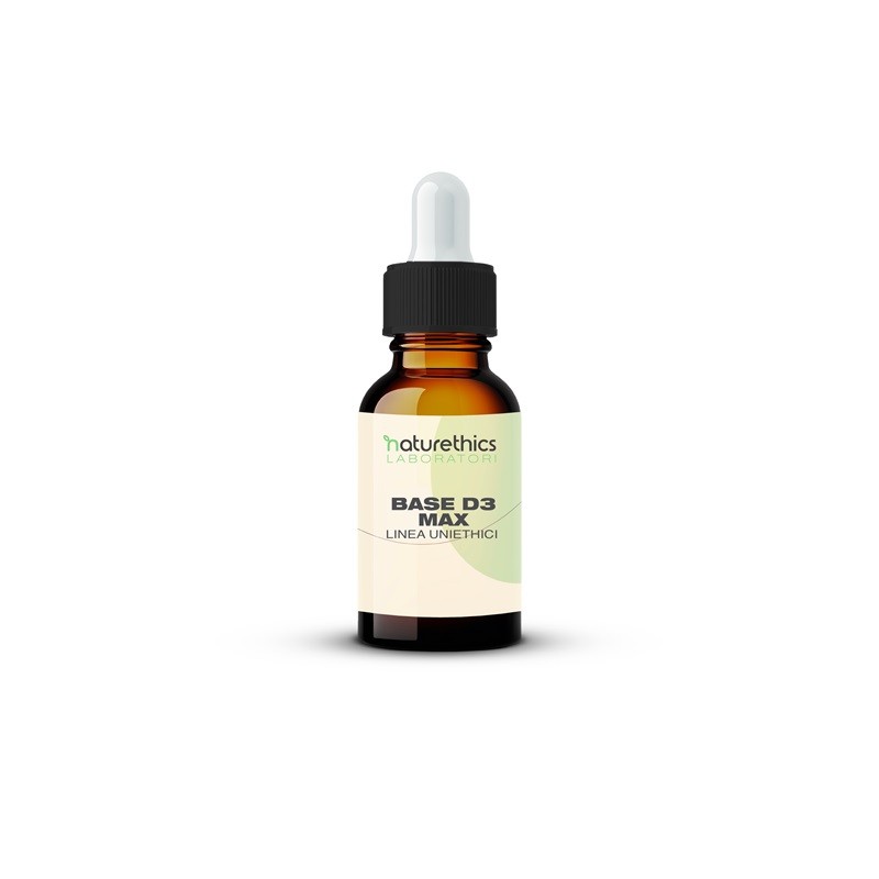 Naturethics Base D3 Max Vitamina D3 2000 UI Gocce Olio Oliva 20 ml Naturethics Base D3 Max Vitamina D3 2000 UI Gocce Olio Oliva 20 ml