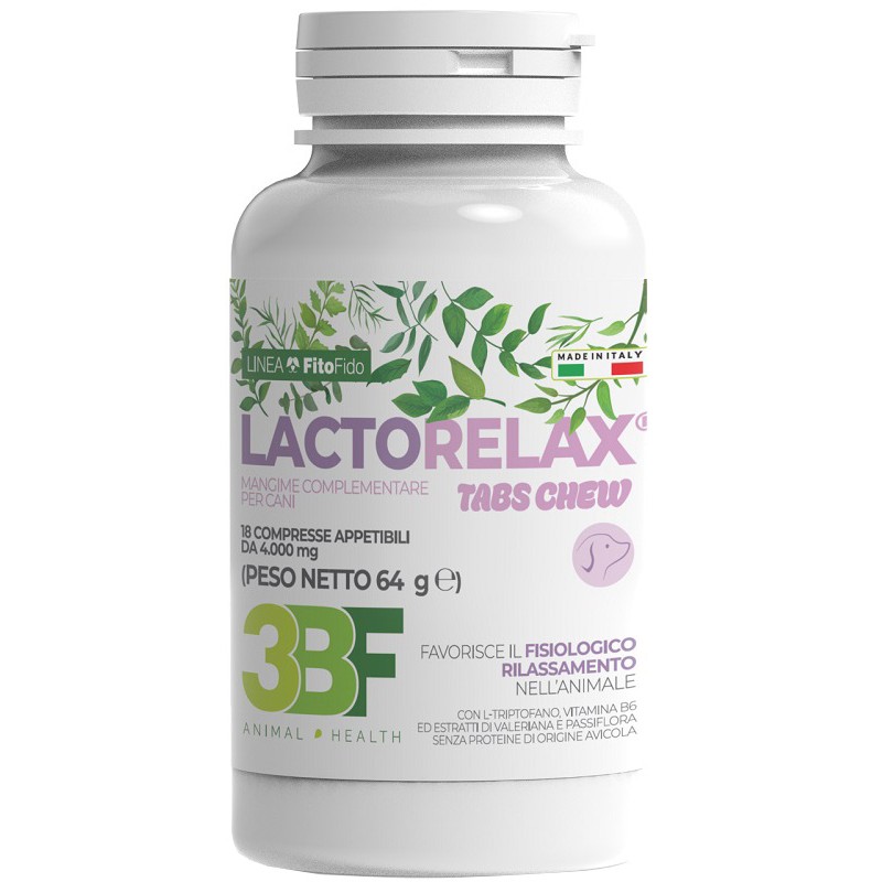 Lactorelax Tabs Chew Integratore Cane Rilassante 18 Compresse