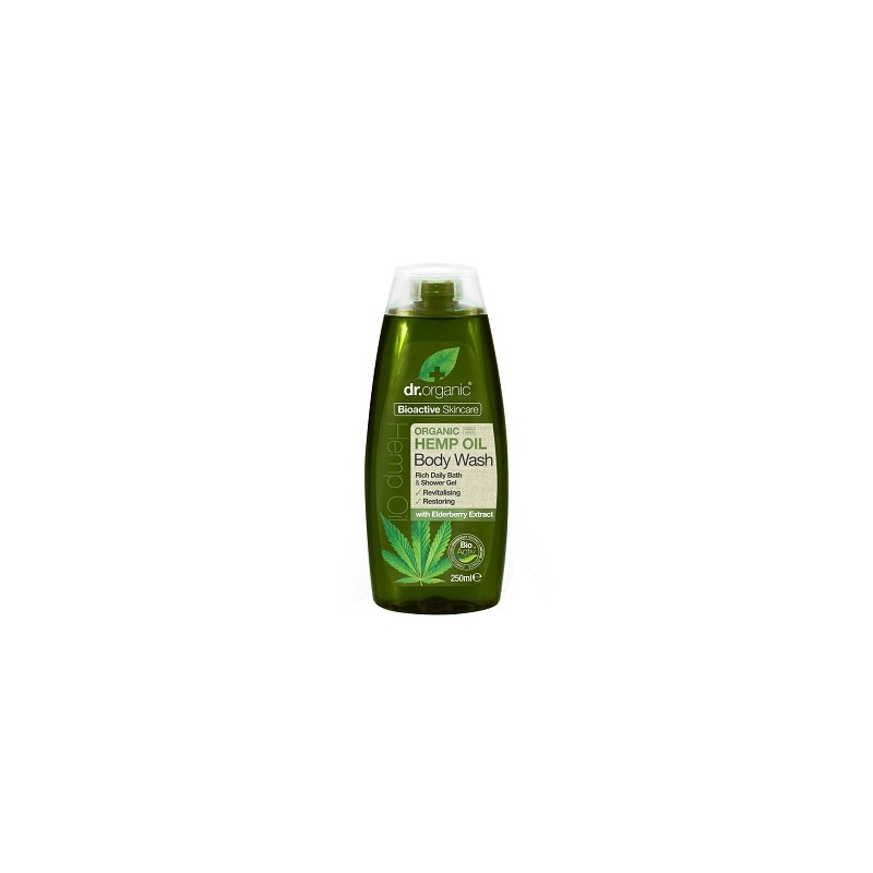 Dr Organic Hemp Oil Body Wash Detergente Corpo Rivitalizzante 250 ml Dr Organic Hemp Oil Body Wash Detergente Corpo Rivitalizzante 250 ml