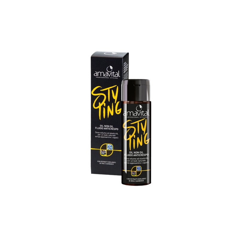 Amavital Styling Oil Non Oil Capelli Lucenti Anti-crespo 200 ml Amavital Styling Oil Non Oil Capelli Lucenti Anti-crespo 200 ml