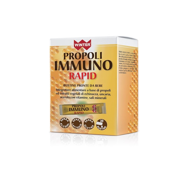 Winter Propoli Immuno Rapid Echinacea Zinco Vitamina C 20 Bustine Winter Propoli Immuno Rapid Echinacea Zinco Vitamina C 20 Bustine