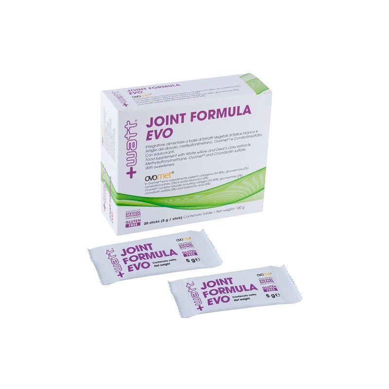 +Watt Joint Formula Evo Integratore Articolare Glucosamina Condroitina 20 Bustine