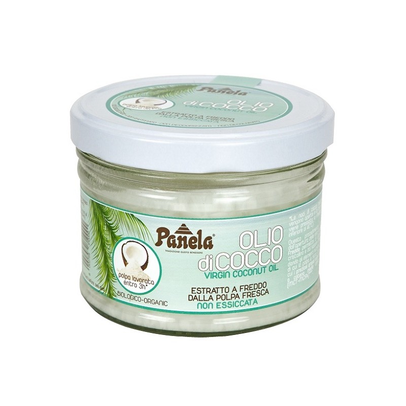 Panela Olio Vergine di Cocco Estratto a Freddo MCT 300 g Panela Olio Vergine di Cocco Estratto a Freddo MCT 300 g
