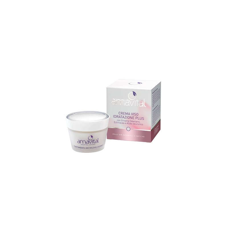 Amavital Crema Viso Idratazione Plus Pelli Normali Secche 50 Ml