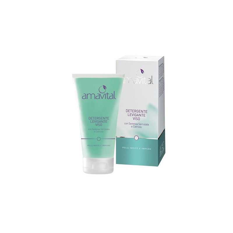 Amavital Detergente Levigante Viso Pelli Miste e Impure 150 Ml Amavital Detergente Levigante Viso Pelli Miste e Impure 150 Ml