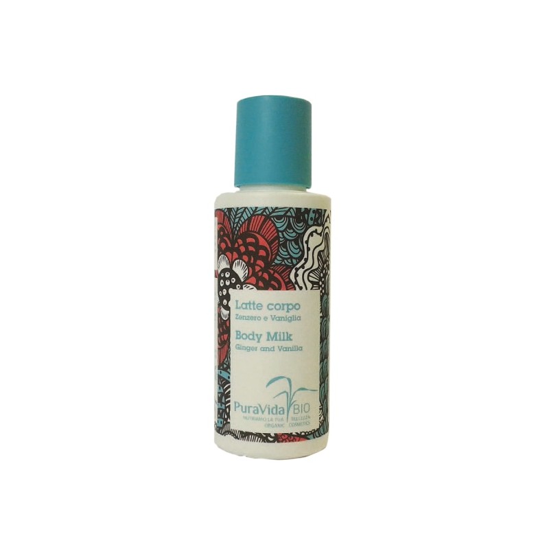 Puravidabio Latte Corpo Zenzero e Vaniglia Biologico Idratante 100 ml