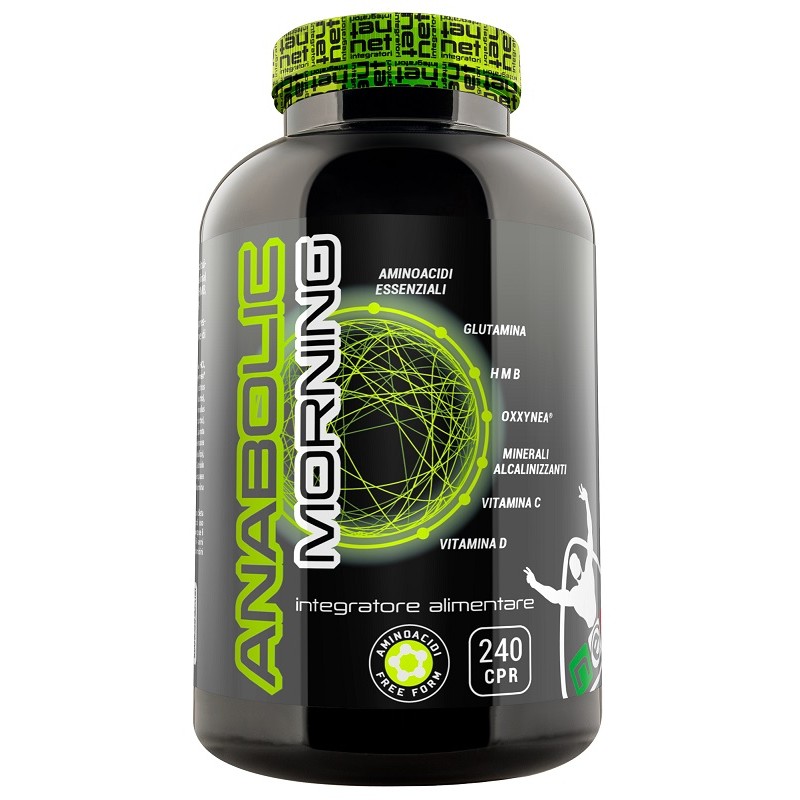Net Integratori Anabolic Morning Integratore Aminoacidico per Sportivi 240 Compresse