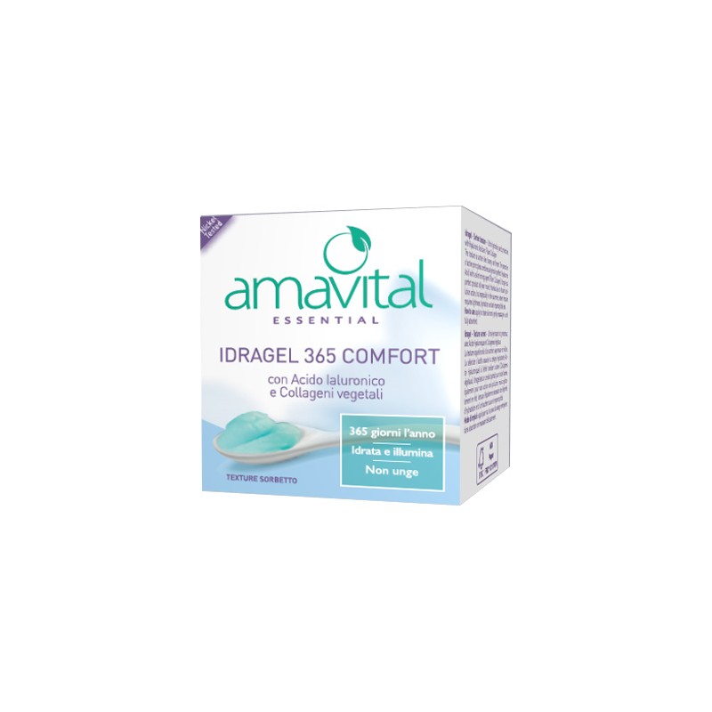 Amavital Idragel 365 Comfort Gel Idratante Viso 50 ml