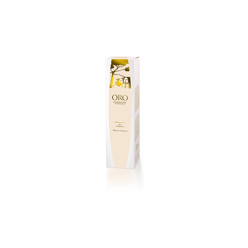 Exenthia Mediterranea Oro Profumatore Ambiente Diffusore a Bastoncini 100 ml Exenthia Mediterranea Oro Profumatore Ambiente Diffusore a Bastoncini 100 ml