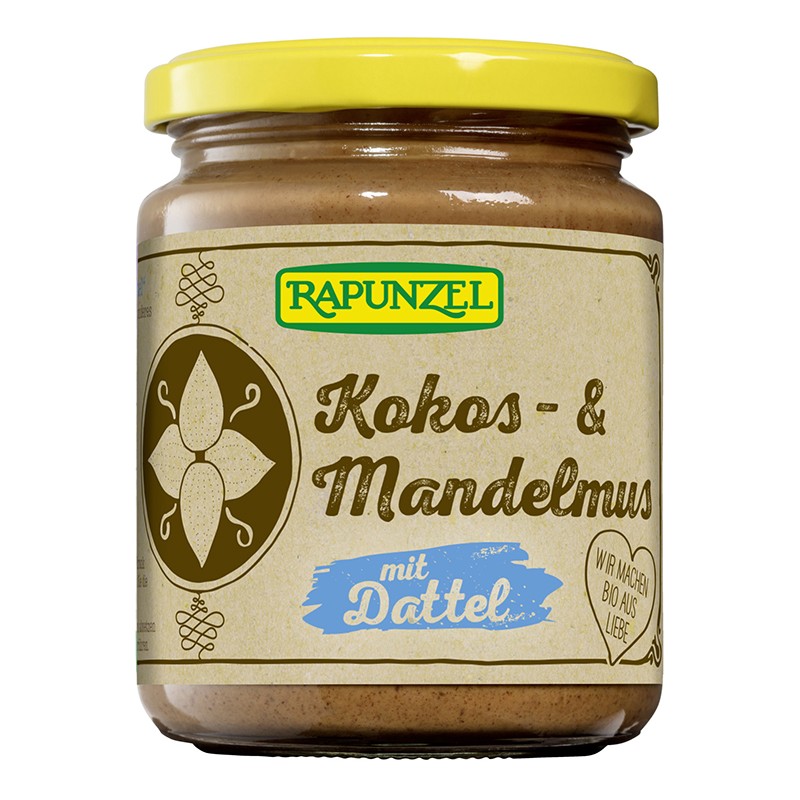 Rapunzel Crema Cocco e Mandorle con Datteri Biologica 250 g Rapunzel Crema Cocco e Mandorle con Datteri Biologica 250 g