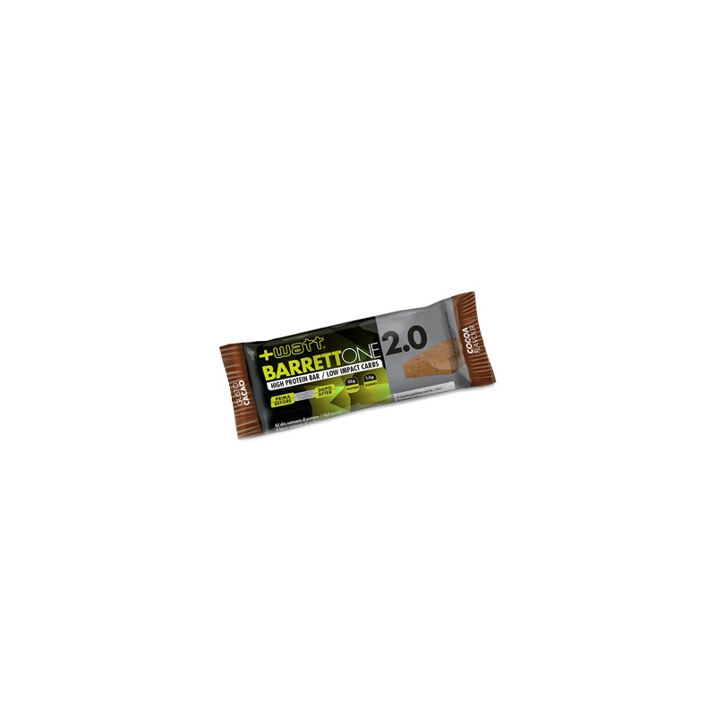 +Watt Barrettone 2.0 Cacao Barretta Proteica 25 g Proteine 70 g +Watt Barrettone 2.0 Cacao Barretta Proteica 25 g Proteine 70 g