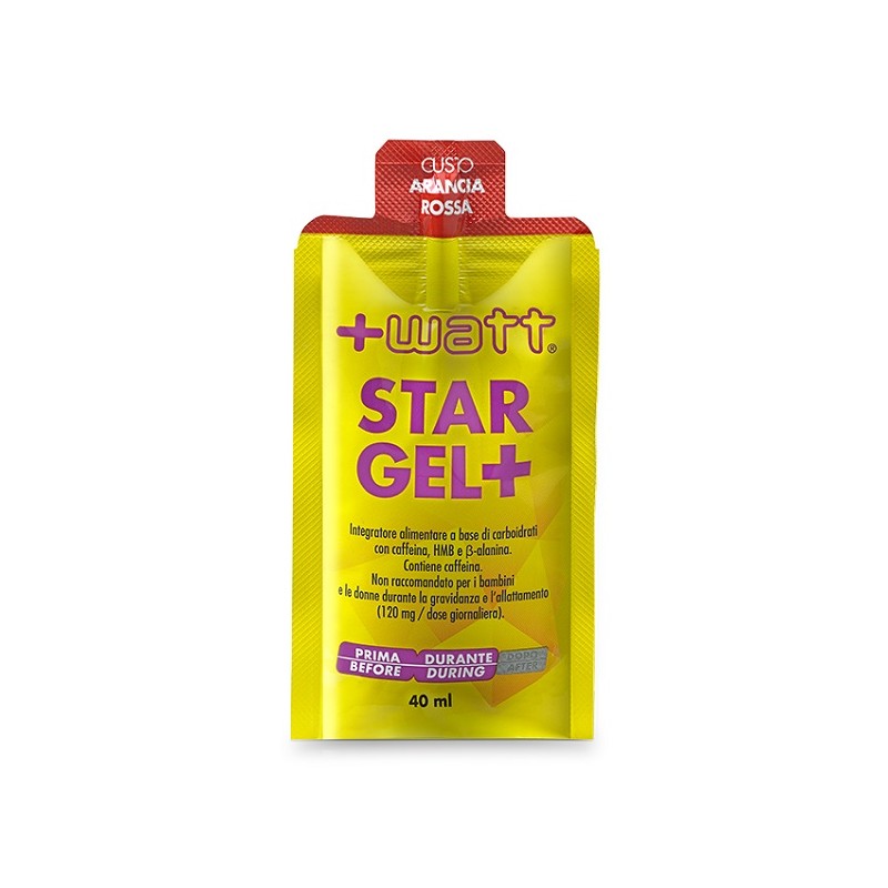 +Watt Stargel+ Arancia Rossa Gel Energetico Sportivo 40 ml +Watt Stargel+ Arancia Rossa Gel Energetico Sportivo 40 ml