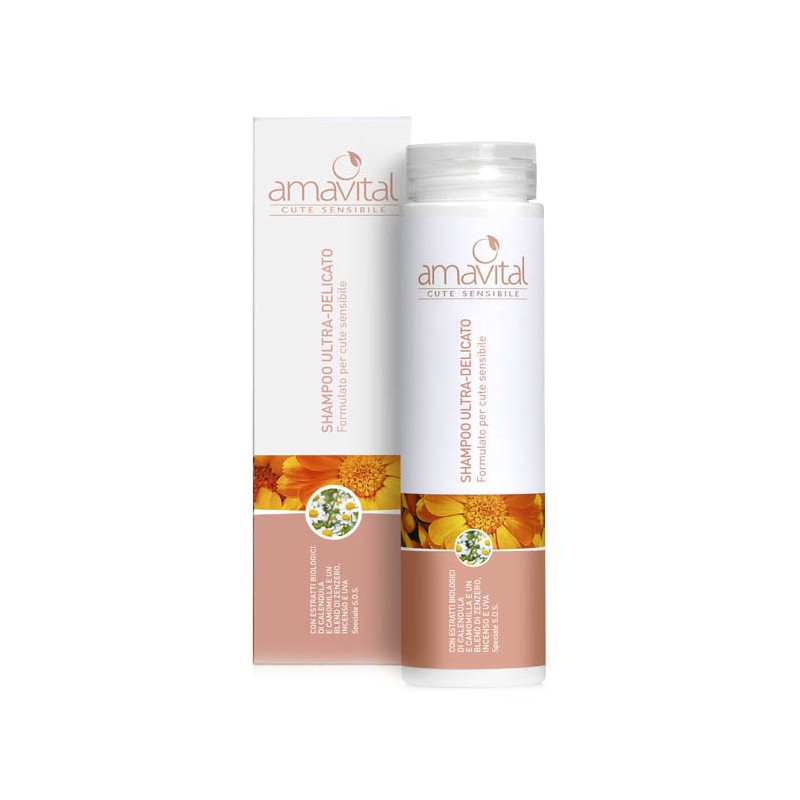Amavital Shampoo Ultra Delicato Camomilla Calendula 200 ml Amavital Shampoo Ultra Delicato Camomilla Calendula 200 ml