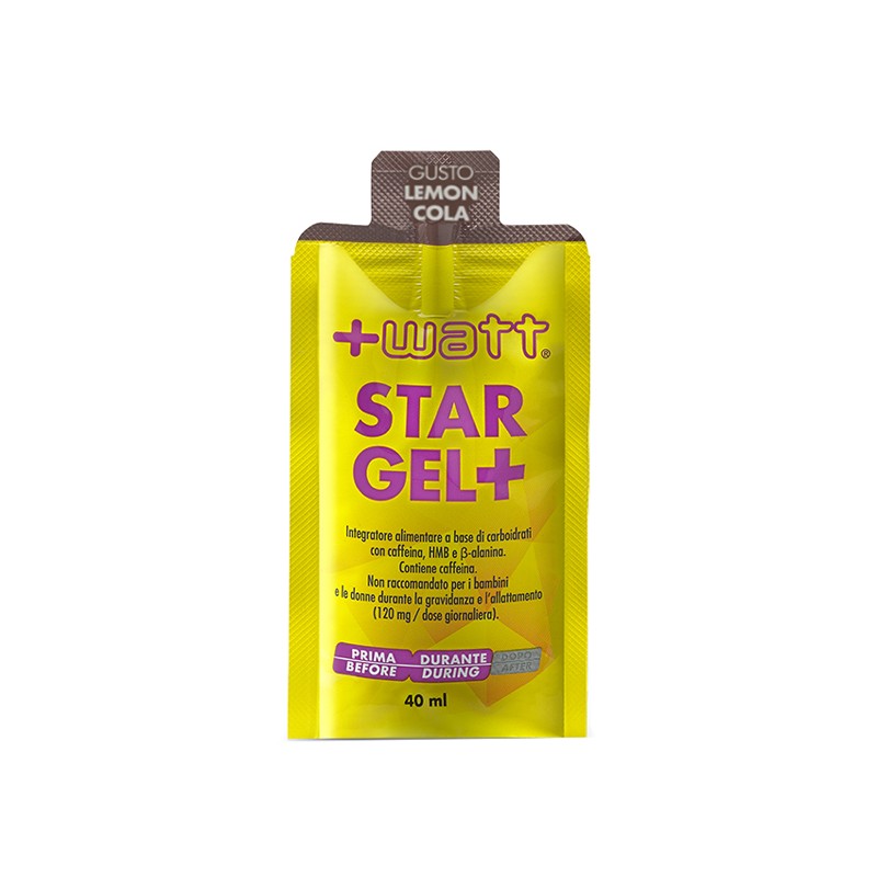 +Watt Stargel+ Gel Energetico Lemon Cola 40 ml +Watt Stargel+ Gel Energetico Lemon Cola 40 ml
