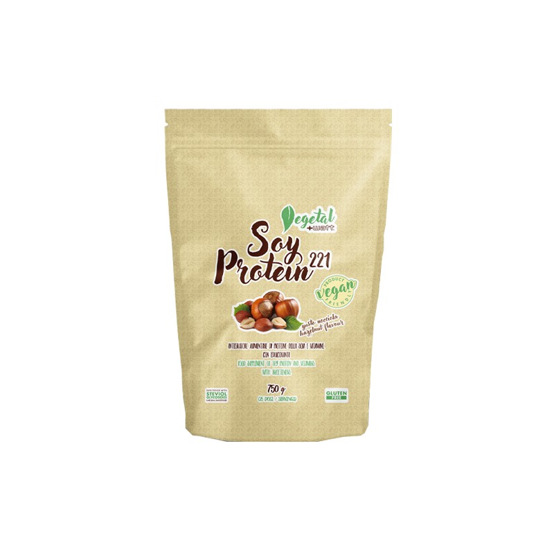+Watt Soy Proteins 221 Nocciola 750 g Proteine Vegane Soia