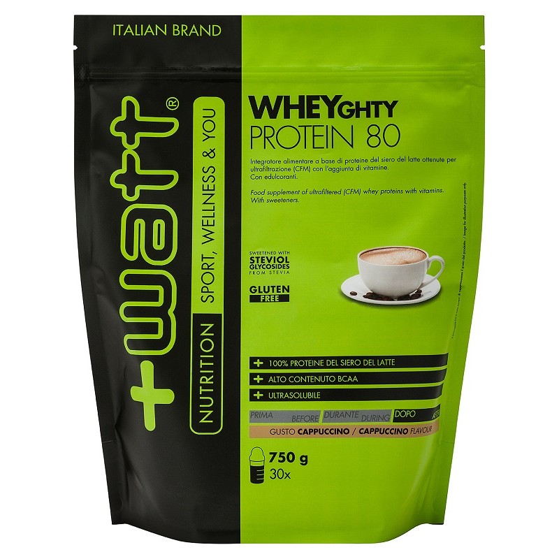 +Watt Wheyghty Protein 80 Cappuccino Doypack 750 g