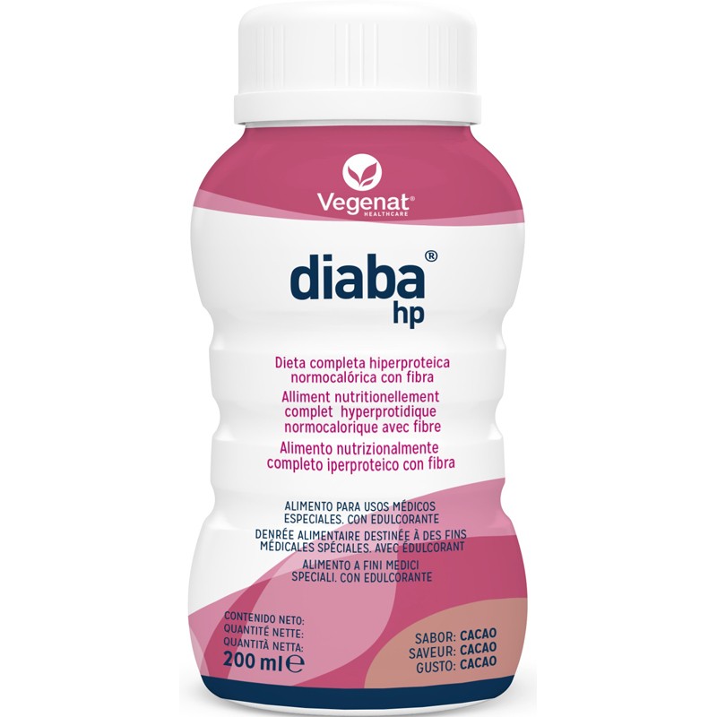 Diaba HP Cacao Alimento per Diabetici 24x200 ml
