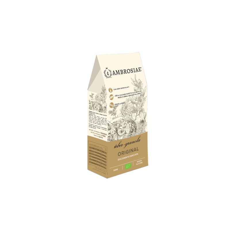 Ambrosiae Ubergranola Original Granola Bio Senza Glutine 250 g Ambrosiae Ubergranola Original Granola Bio Senza Glutine 250 g
