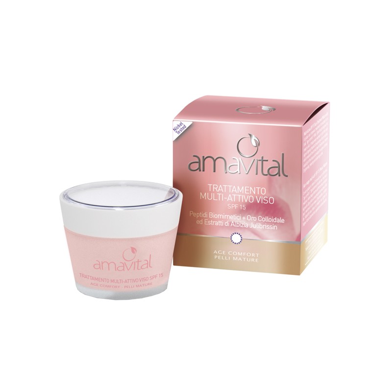 Amavital Trattamento Viso Pelli Mature SPF 15 50 ml