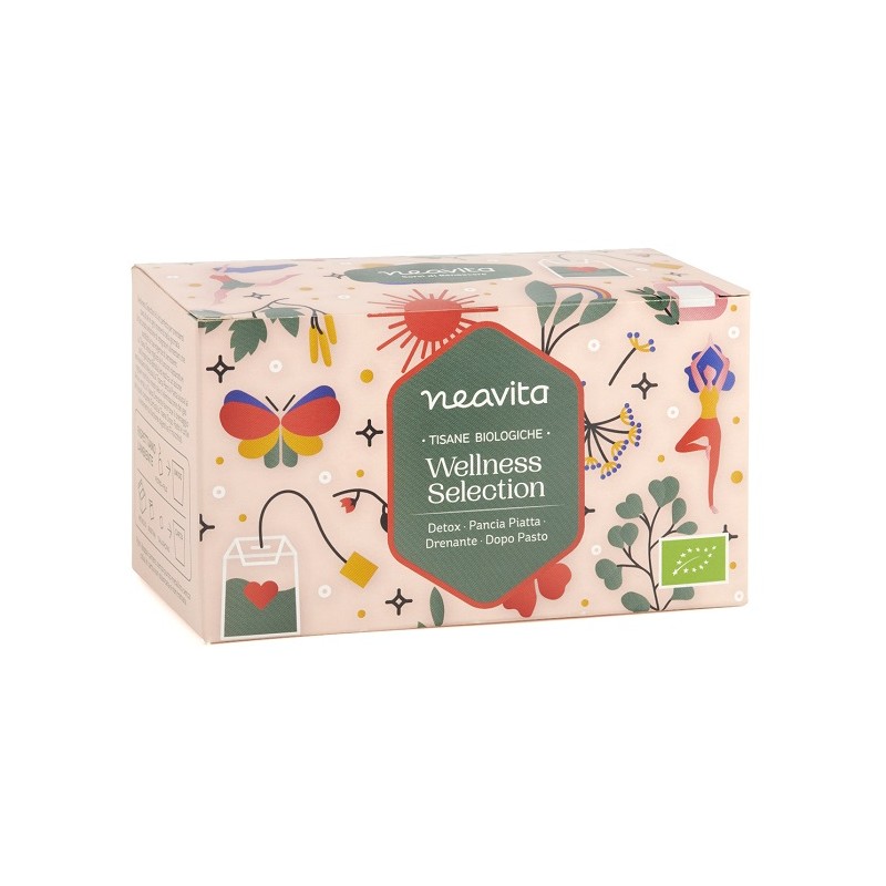 Neavita Wellness Selection Tisana Bio Dopo Pasto Drenante Drenante 20 filtri Neavita Wellness Selection Tisana Bio Dopo Pasto Drenante Drenante 20 filtri