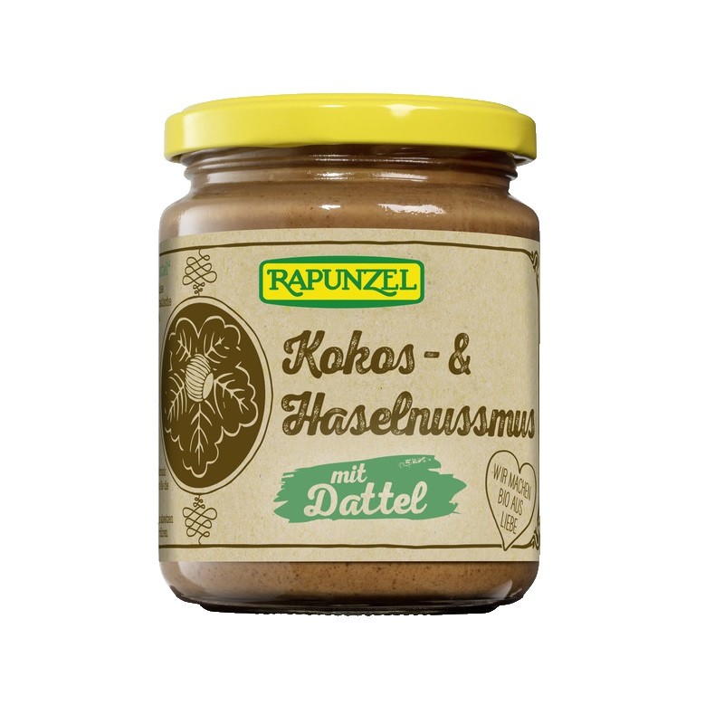 Rapunzel Crema di Cocco Nocciole e Datteri Biologica 250 g Rapunzel Crema di Cocco Nocciole e Datteri Biologica 250 g