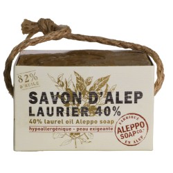 Formato di Tade Sapone Di Aleppo all'Olio di Alloro 40% per Viso e Corpo Ipoallergenico 200 g Formato di Tade Sapone Di Aleppo all'Olio di Alloro 40% per Viso e Corpo Ipoallergenico 200 g