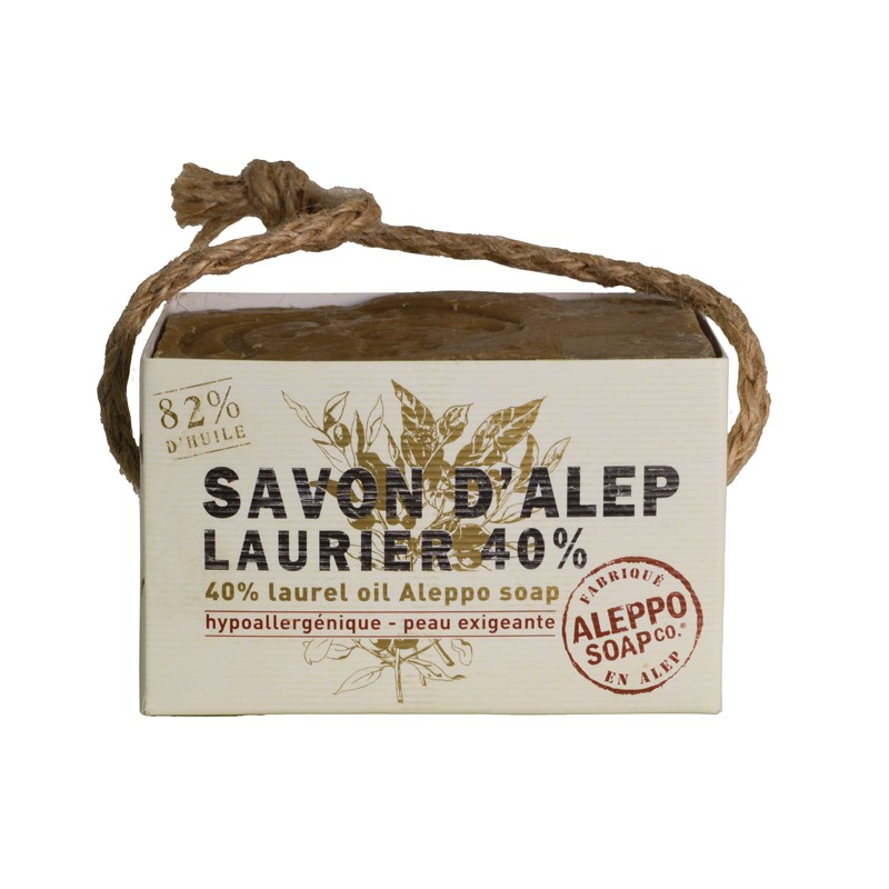 Formato di Tade Sapone Di Aleppo all'Olio di Alloro 40% per Viso e Corpo Ipoallergenico 200 g Formato di Tade Sapone Di Aleppo all'Olio di Alloro 40% per Viso e Corpo Ipoallergenico 200 g