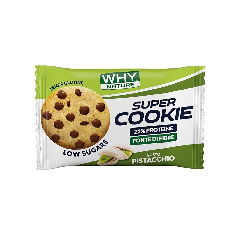 Whynature Super Cookie Pistacchio Proteico 30 G Whynature Super Cookie Pistacchio Proteico 30 G