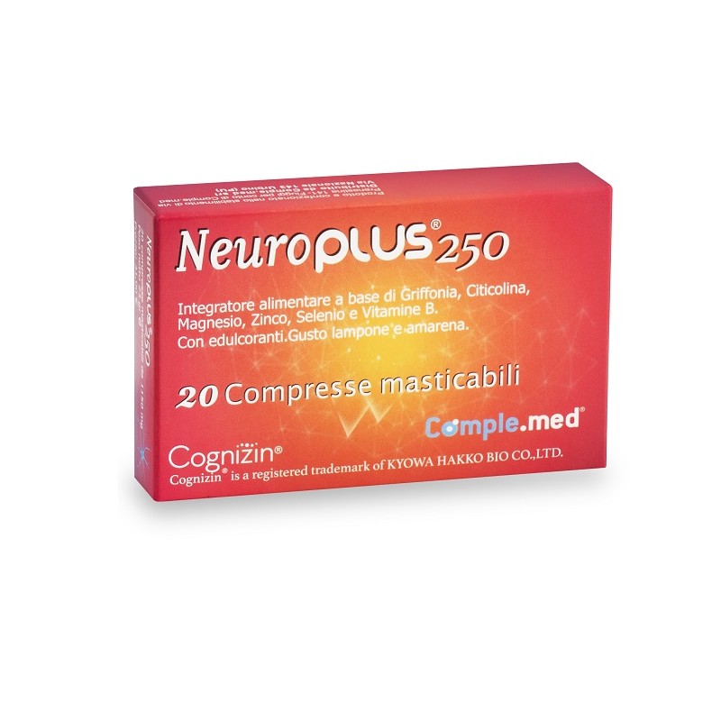 Neuroplus 250 Citicolina e Griffonia 5-HTP 20 Compresse