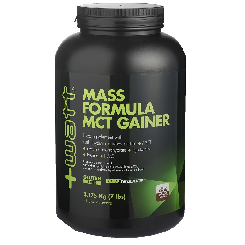+ Watt Mass Formula MCT Gainer Cacao 1,36 Kg