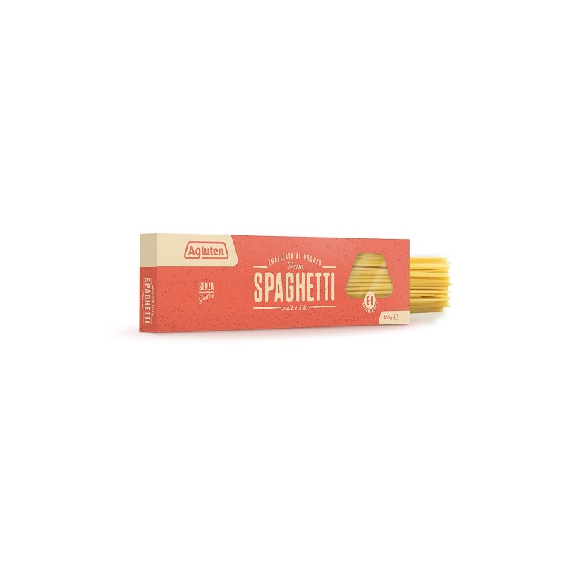Agluten Spaghetti Senza Glutine Trafilati al Bronzo 400 g Agluten Spaghetti Senza Glutine Trafilati al Bronzo 400 g