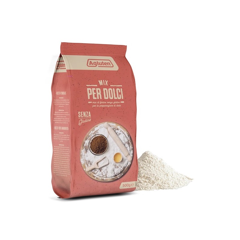 Agluten Mix per Dolci Senza Glutine Busta 500 g Agluten Mix per Dolci Senza Glutine Busta 500 g