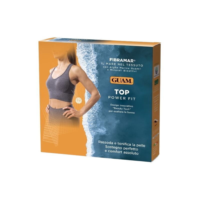 Guam Top Fibramar Power Fit Anticellulite Alghe Marine Taglia S/M