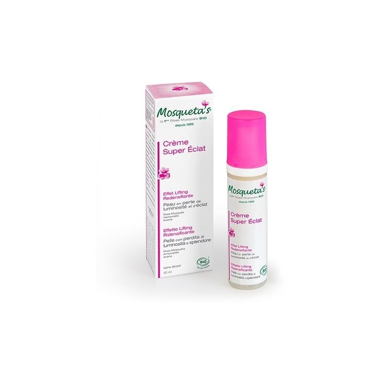 Mosqueta's Crema Super Eclat Lifting Olio Rosa Mosqueta Avena Biologico 50 ml