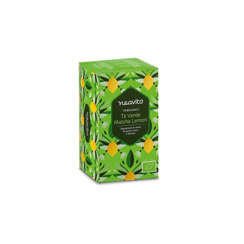 Neavita Tè Verde Matcha al Limone Tisana Biologica 30 g