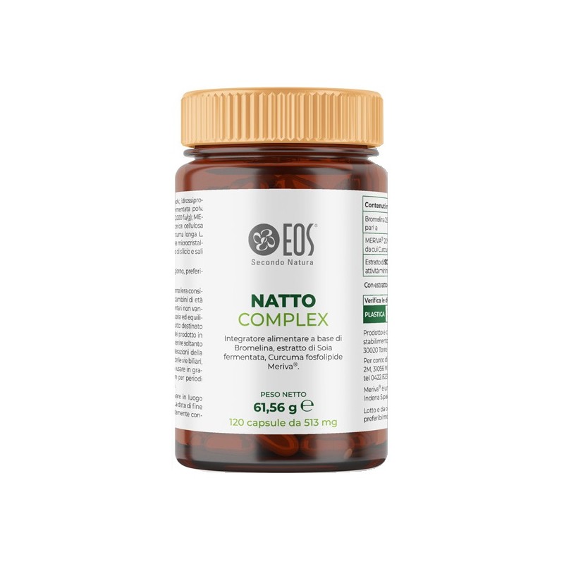 Eos Sinergy Natto Complex Bromelina Nattochinasi Curcuma 120 Capsule Eos Sinergy Natto Complex Bromelina Nattochinasi Curcuma 120 Capsule