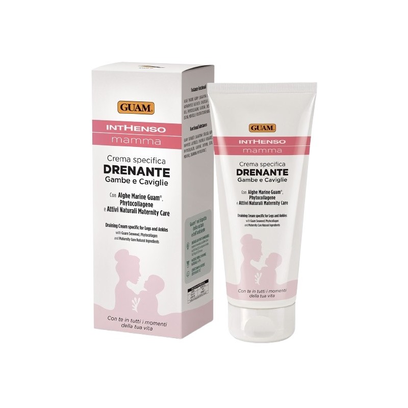Guam Inthenso Mamma Crema Drenante Gambe e Caviglie 200 ml