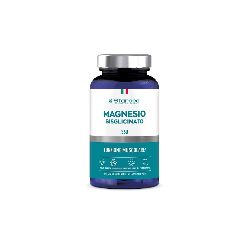 Stardea Magnesio Bisglicinato 360 mg con B6 60 Compresse Stardea Magnesio Bisglicinato 360 mg con B6 60 Compresse