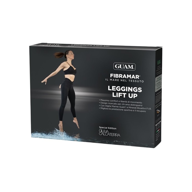 Guam Fibramar Leggings Lift Up Snellenti XS/S Nero