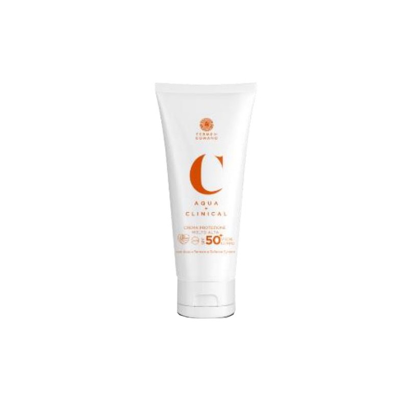 Terme di Comano Aqua+clinical Crema Solare Viso Corpo SPF 50+ 100 ml