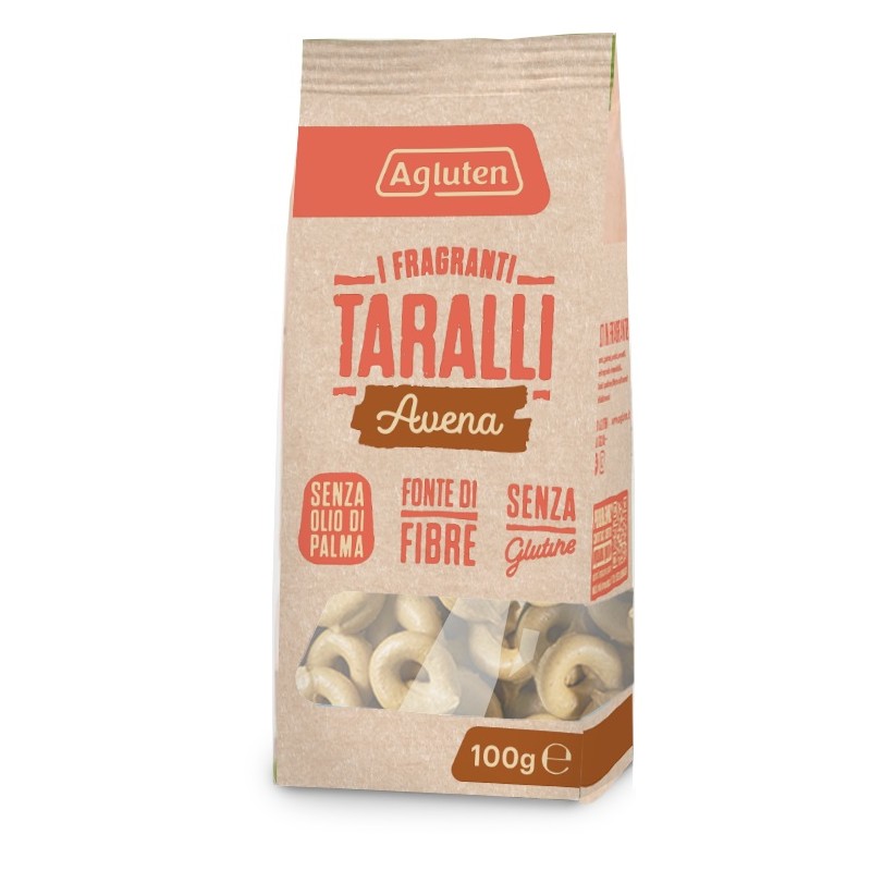 Agluten Taralli Avena Senza Glutine 100 g Agluten Taralli Avena Senza Glutine 100 g