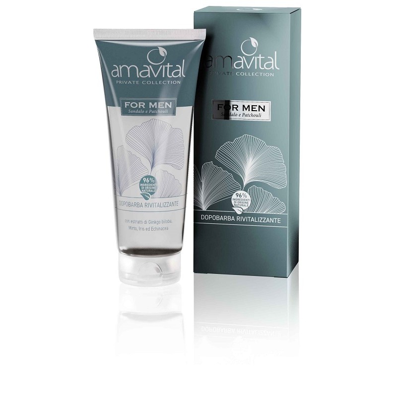 Amavital For Men Sandalo & Patchouli Dopobarba Rivitalizzante 100 ml Amavital For Men Sandalo & Patchouli Dopobarba Rivitalizzante 100 ml
