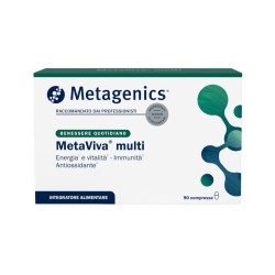 Confezione Metagenics Metaviva Multi Integratore Energizzante 90 Compresse Confezione Metagenics Metaviva Multi Integratore Energizzante 90 Compresse